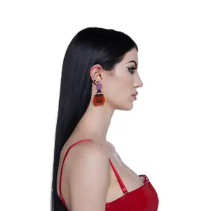 Grinning Gourd Drop Earrings