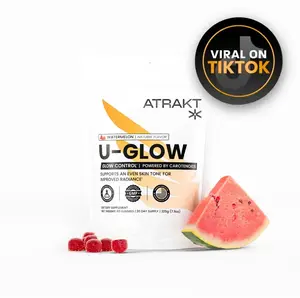 U-GLOW Daily Glow Formula - ATRAKT - 60 GUMMIES - Skin Glow
