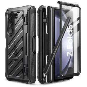 SUPCASE CASE For Samsung Galaxy Z Fold 6/5/4/3/Z Flip 6/5/4/3，Full-Body Dual Layer Rugged Protective Case with Holster phones Case Accessories Landscape