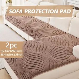 2pc Sofa Cushions for All Seasons, Modern Minimalist Design, Pet-Friendly, Reusable Couch Protector, Living Room Bedroom Decor