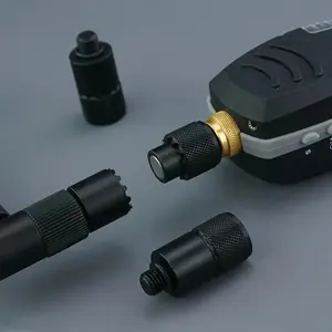 Quick Change Carp Fishing Connector, 2pcs / 3pcs / 4pcs Aluminum Alloy Fishing Rod Bracket Connector with Magnet, M3/8 Thread Quick Release Adapter for Bite Alarm Device and Bracket Fishing Accessories