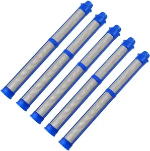 Airless Spray Gun Filter 287033 for Contractor II & FTx II Latex 100 Mesh Blue 5PCS tools pulverizador de pintura paint Adjustable Power Electric Sprayer drizzle lirun Cordless HVLP Paint Kit