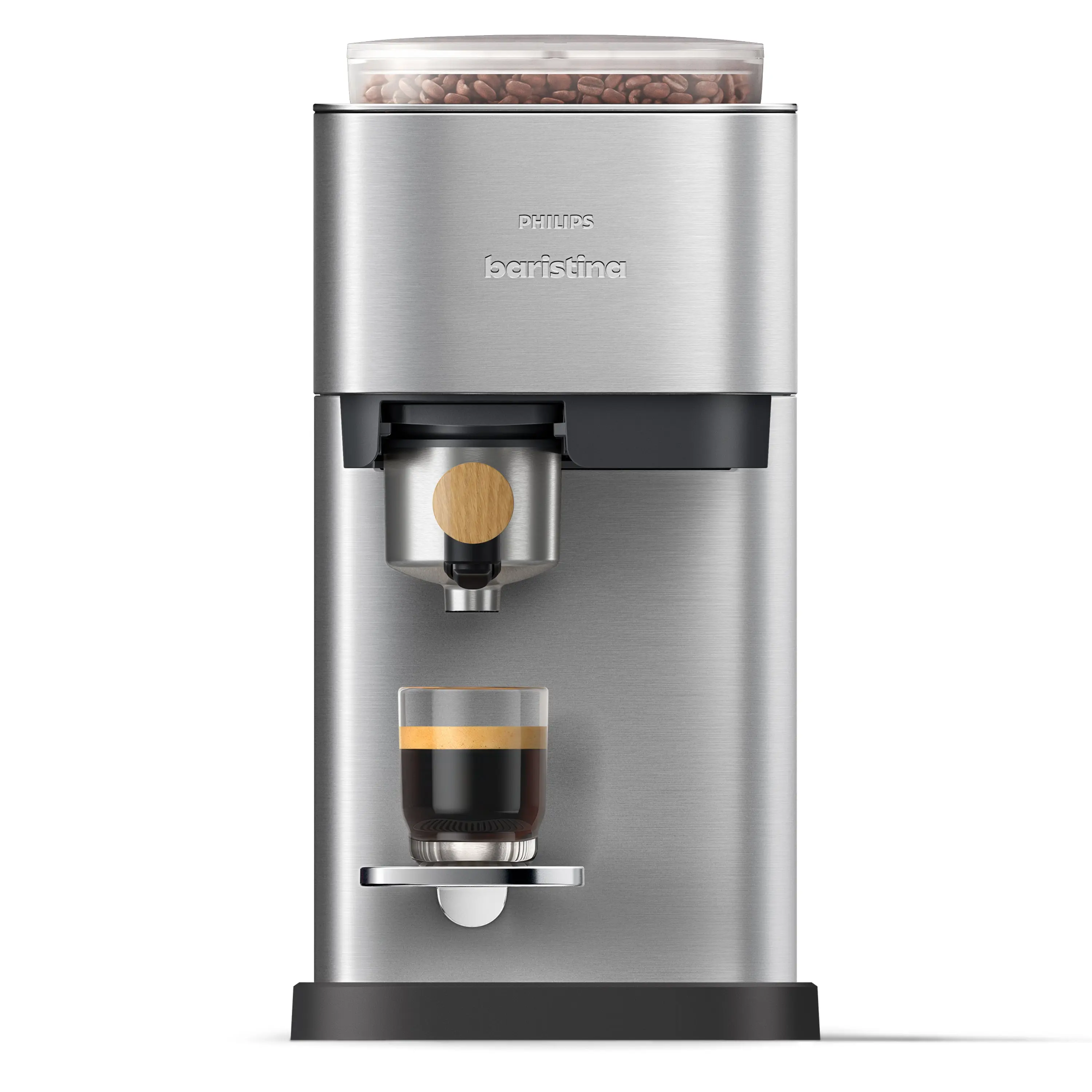 PHILIPS Baristina Plus Automatic Espresso Machine, Bean-to-Cup Coffee Maker with Built-In Grinder, Stainless Steel