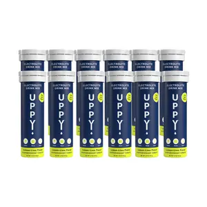 Uppy! Original Electrolyte Drink Mix Tablets 12-Pack – Jet Lag & Daily Hydration Lemon-Lime