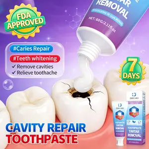ZKRICARO Cavity Repair Toothpaste - FDA Certified, Enamel Strengthening, Tartar Removal, Herbal Ingredients, Fresh Breath, Oral Health, Relieves Tooth Sensitivity, Promotes Oral Health