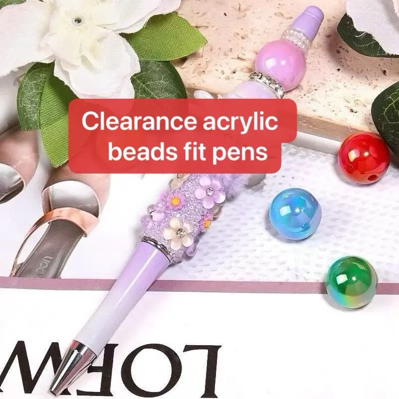 【B001】Crisp Look Charm & Bead Assortments - Beading Supplies for Jewelry Making, Beaded Necklace DIY, Adjustable Mood Customization Pieces, Tassel Accessories