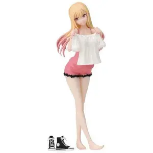 My Dress-Up Darling Luminasta Marin Kitagawa Trying On Statue 7 Inches Tall Anime Figure by Sega