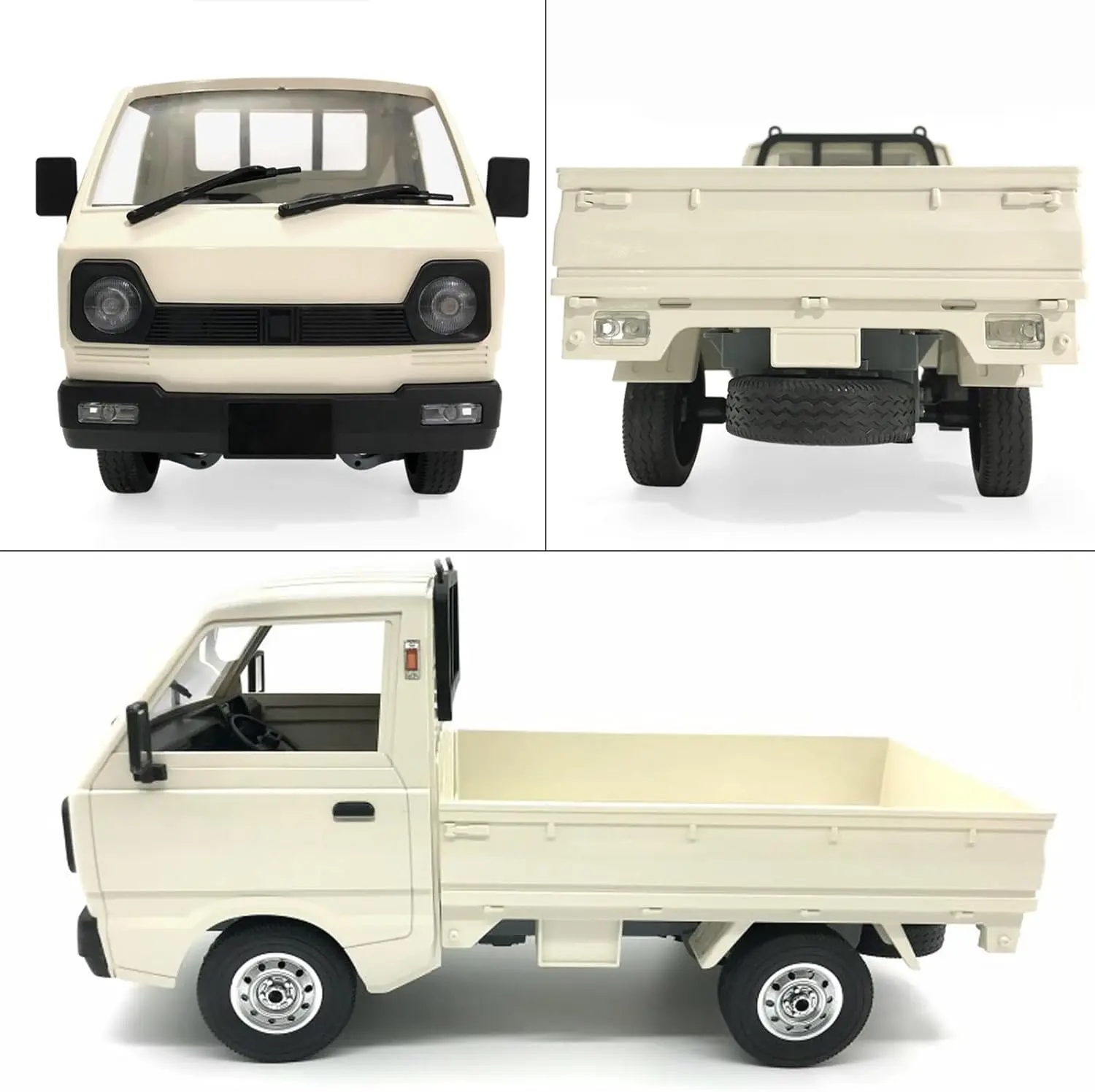 1/10 High Speed RC Pickup Truck Vehicle - 2.4GHz Transmitter, Drift & Climbing Off-Road Capabilities, LED Lights, 15min Runtime, 3h Charge Time, 2xAA Battery-Operated Electric Remote Control Hobby Toy