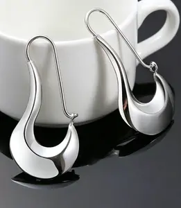 Fashionable Geometric Design Dangle Earrings, Anniversary Wedding Party Jewelry Gifts for Women, Classic Fashion Accessories for Daily Wear, High Quality Earrings