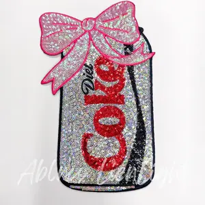 Diet Coke Sequins Patch - Large Applique