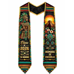 Personalized Mexican Graduation Stole, Mexico Graduation Stole 2026, Custom Graduation Sash, Mexican Class of 2026 Stole