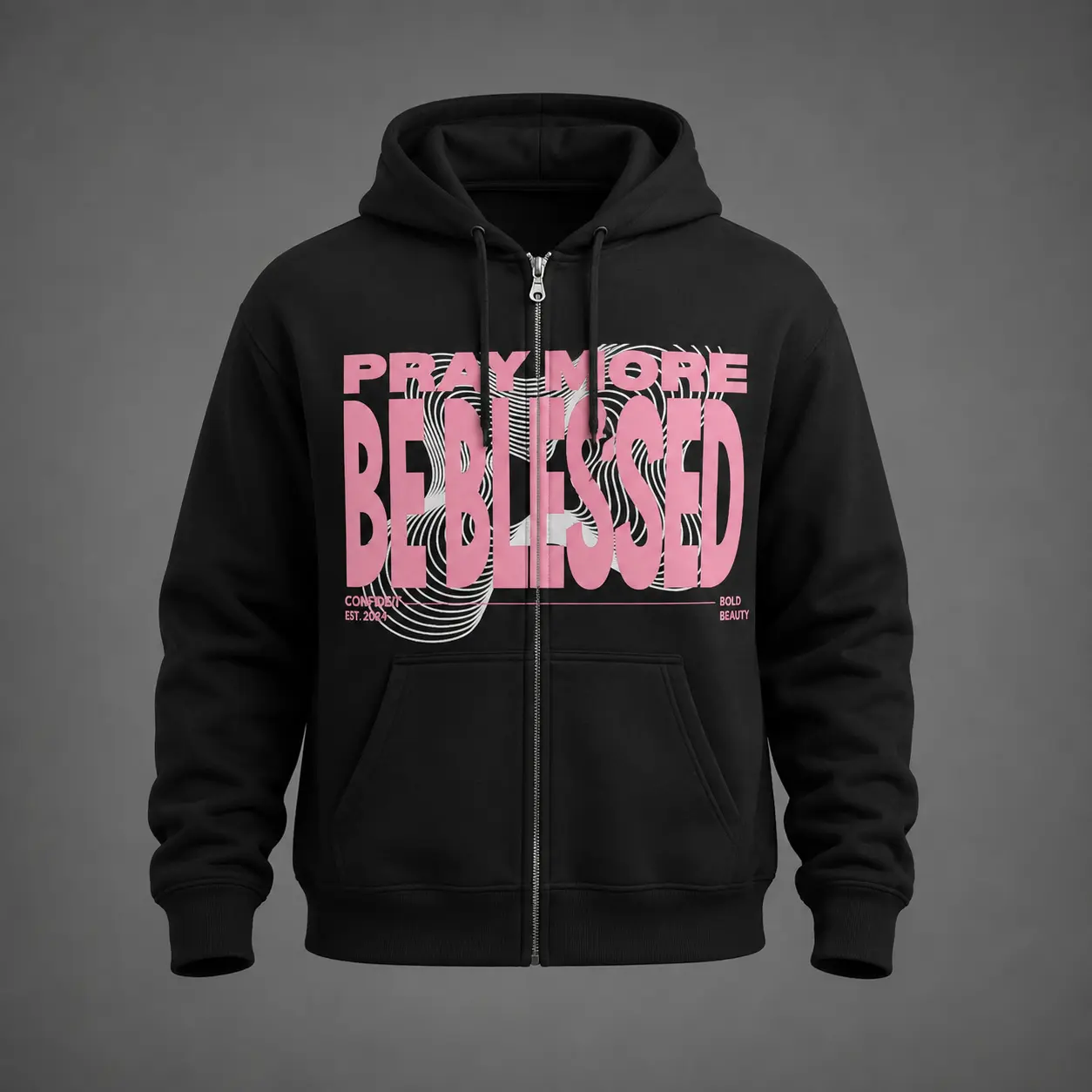 Pray More, Be blessed™ Zip Hoodie