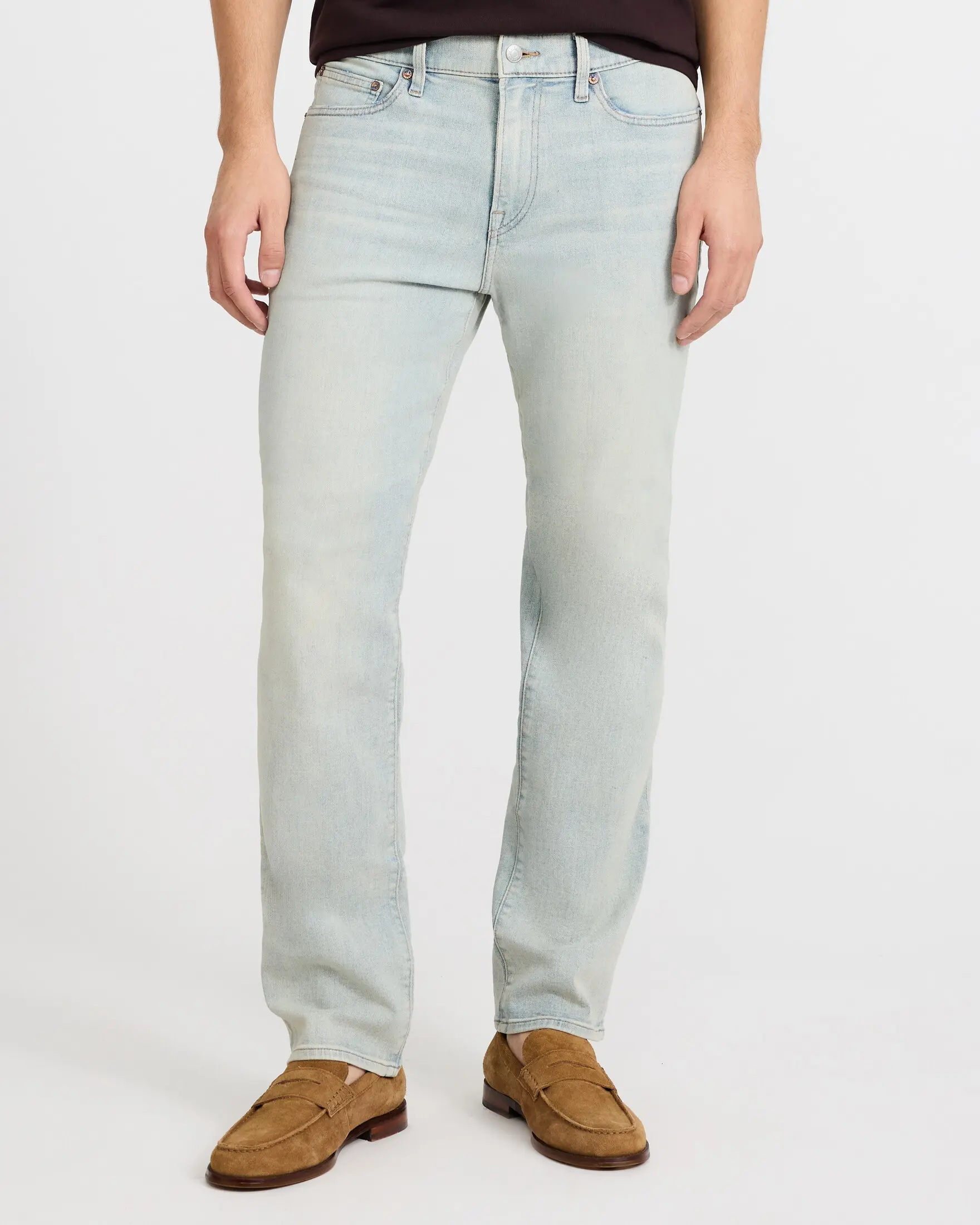 Express Straight Y2K Indigo Light Wash Jeans