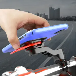 Motorcycle Phone Holder Bike Phone Stand 360 ° rotating navigation stand, easy to install and remove, safety stand, motorcycle accessories
