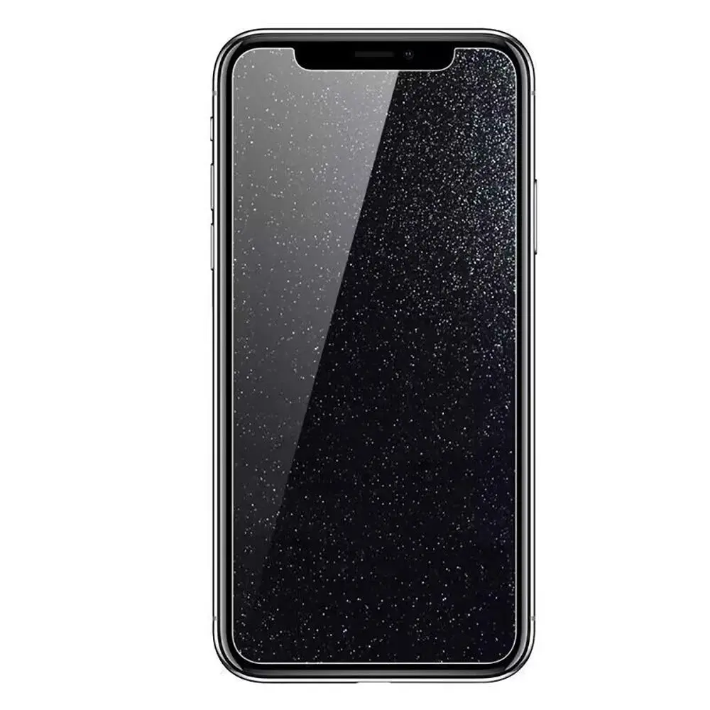 Esobest Glitter Screen Film for iPhone 16 15 14 Pro Max Screen Protector, 16 Plus Diamond Sparkle Plastic Cover, 3PCs