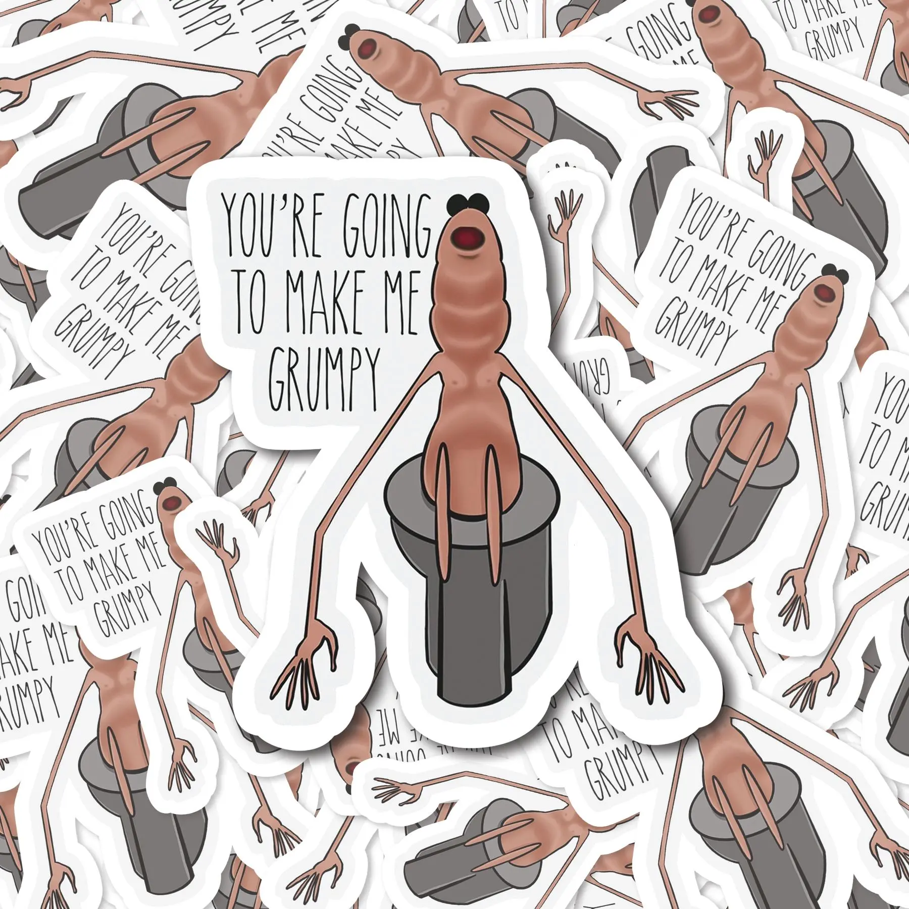 Marcus Vrchat Stickers, Marcus the Worm Sticker, VR Chat Meme Stickers, Waterproof Vinyl, Marcus stickers, Meme Trending