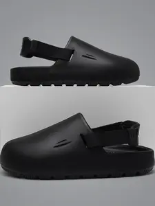 Fashion Comfort Slippers, Eva Slippers, Cross Strap Slippers, Unisex Non-Slip Summer Home Slippers, Simple Soft Sole Bathroom Bath Cool Slippers, All Seasons