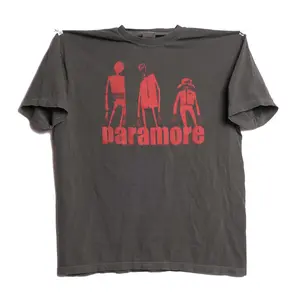 [Sale Up To 40%] Paramore Pop Punk Emo Band Tee All We Know Is Falling Riot Shirt Post Rock Alternative Rock 2000s Music Y2K