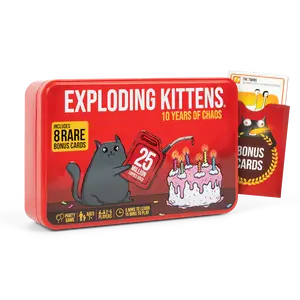 Exploding Kittens: Original Edition (10th Anniversary Tin Edition)