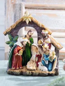 9" Resin Nativity Scene