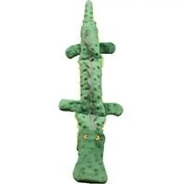 Ethical Dog Skinneeez Extreme Triple Squeaker Toy - 25 in. Large Size Crocodile with Playful Look for Fun Playtime (Model 689872), Squeaky Toys