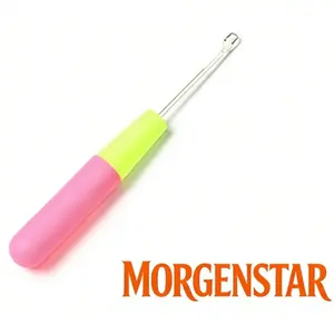 MORGENSTAR Handheld Hair Crochet Needle Crochet Set with Free Gift, Professional Tools for Hair Extension & Wig Accessory Projects