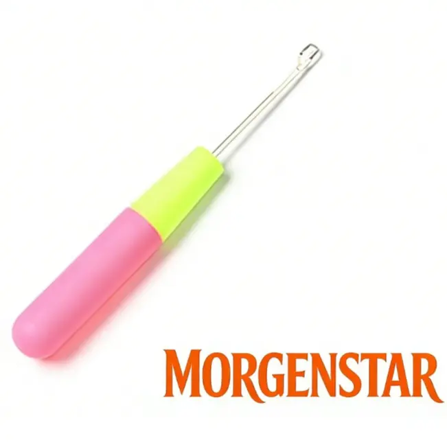 MORGENSTAR Professional Hair Crochet Accessories - Handheld Needle Set for Hair Extension and Wig Projects with a Free Gift