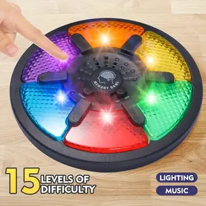 Handheld Electronic Memory Game Console Portable Interactive Logic Board Game with Lights Sounds for Kids Adults Memory Skills Training Focus Enhancement Fun Party Travel Toy