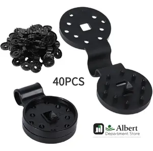 40PCS Extra Large Heavy Duty Tarp Clips, Windproof Awning Clips, Reusable Shade Cloth Clamps, Canopy Tent Locking Clips, Garden Netting Fasteners