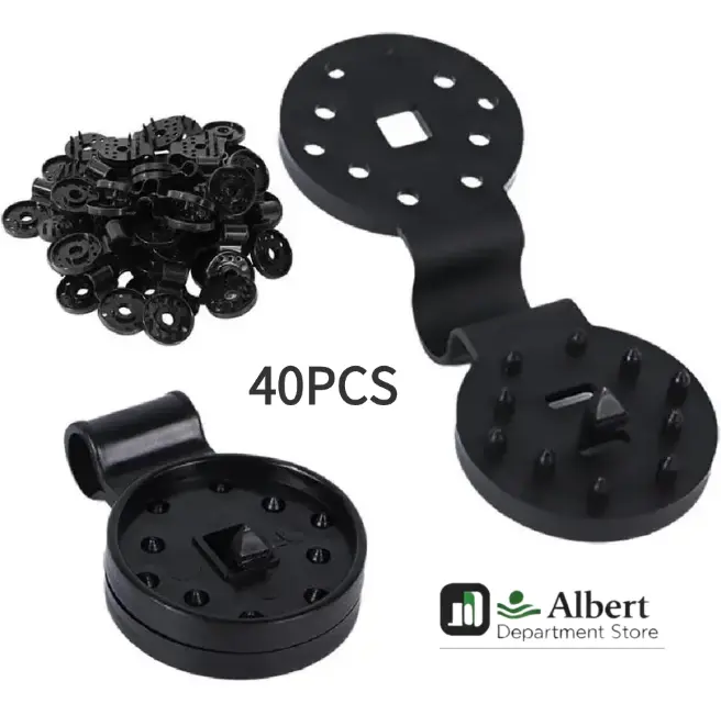 40PCS Extra Large Heavy Duty Tarp Clips, Windproof Awning Clips, Reusable Shade Cloth Clamps, Canopy Tent Locking Clips, Garden Netting Fasteners