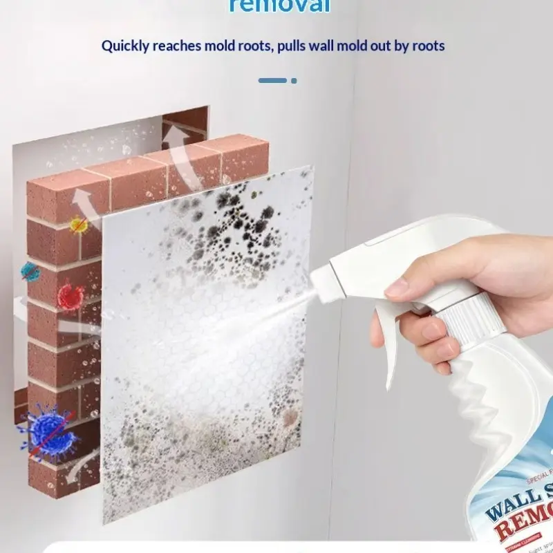 Mold Remover Spray for Bathroom Walls & Floors, Cleaning Spray, Effective Mildew Cleaner, Wholesale Mold Stain Removal Solution, Essential Cleaning Products