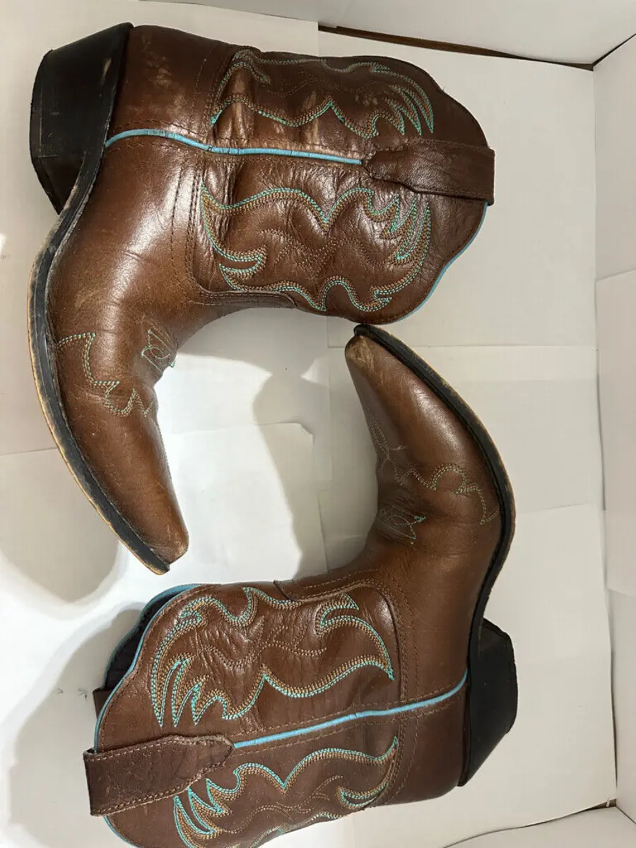 SMOKY MOUNTAIN Mens DARK BROWN COWBOY BOOTS SIZE 8D