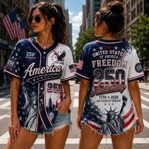 [HOT 2026] USA 250th Anniversary Baseball Jersey, Unisex USA. Jersey, 1776 2026 Patriotic Shirt, 4th of July Gift, Freedom Jer.sey
