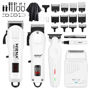 HIENA Men's Cordless Hair Clipper Set - Home Hair Trimmer, Beard Razor, Abs-Friendly Personal Care Appliance, Ideal Gift for Fathers