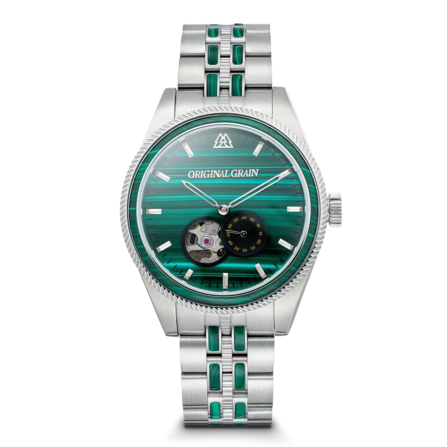 Malachite Silver Vintage Automatic 40mm Malachite Silver Vintage Automatic 40mm