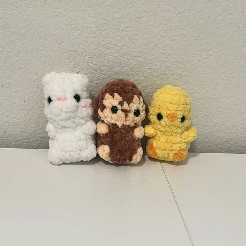 Baby animal keychain