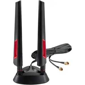 WiFi 6 6E Tri-Band 2.4GHz/5GHz/6E  Base Antenna for PC Desktop  Motherboard WiFi Router,