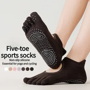 2026 Spring/Summer New Collection |     Open-back five-toe yoga socks: as flexible as bare feet, but more slip-resistant than bare feet Polka Dot Compression Socks moisture casual women