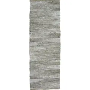 2'4"x7' Runner Woven Rug Gray - Threshold