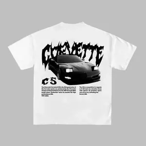 Corvette C5 T-Shirt, Retro Car Graphic Tee, Y2K Streetwear Shirt for Car Enthusiasts, Vintage Chevy Racing Fitted Crewneck Soft Classic Cotton graphic tee zac brown sphere las vegas merch funny t shirt