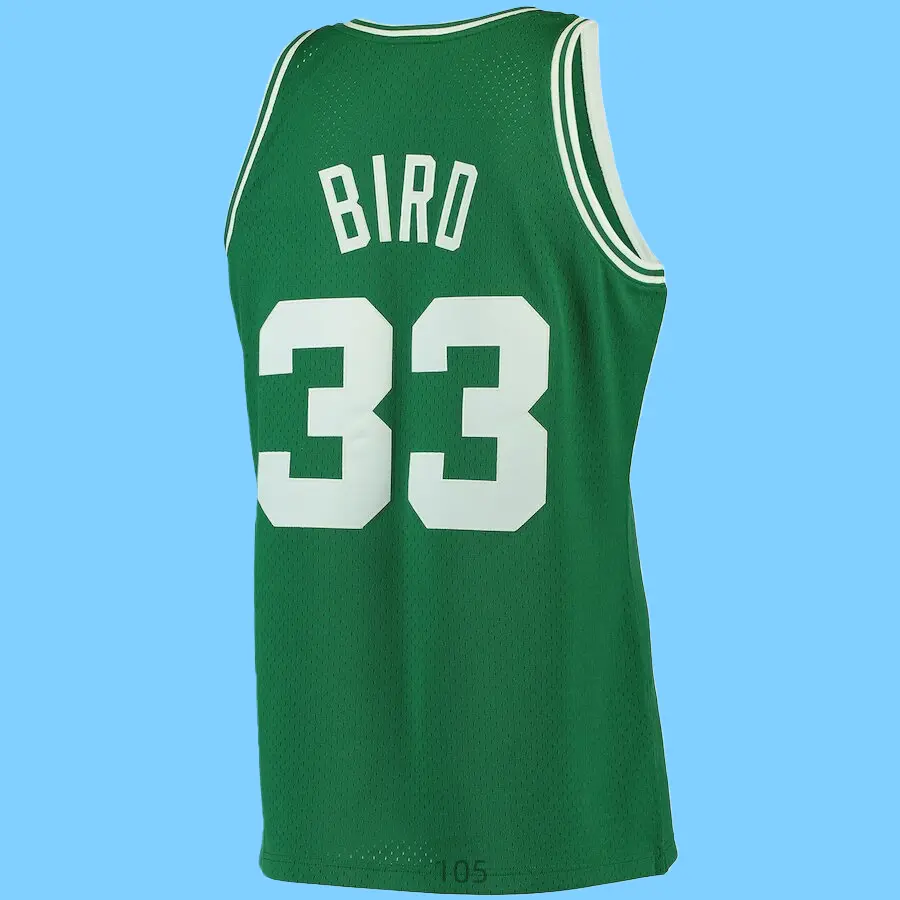 Larry Bird Men's Classic-Design Sleeveless stitched Retro Basketball Jerseys Kelly Green shirt