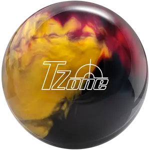 Brunswick T-Zone Bowling Ball - Scarlet/Gold/Black