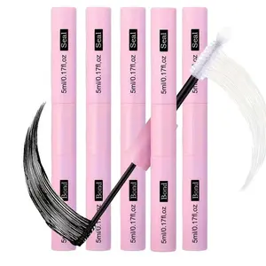 5Pcs Eyelash Glue And Sealant, 5ml Glue, 5ml Sealant, Strong Eyelash Adhesive, 2-In-1 Eyelash Glue And Sealant, Long-Lasting Eyelash Glue, All-Day Wear, 2-In-1 Eyelash Glue And Sealant, Suitable For DIY Eyelash Extension, Eyelash Glue, Eyelash Adhesive