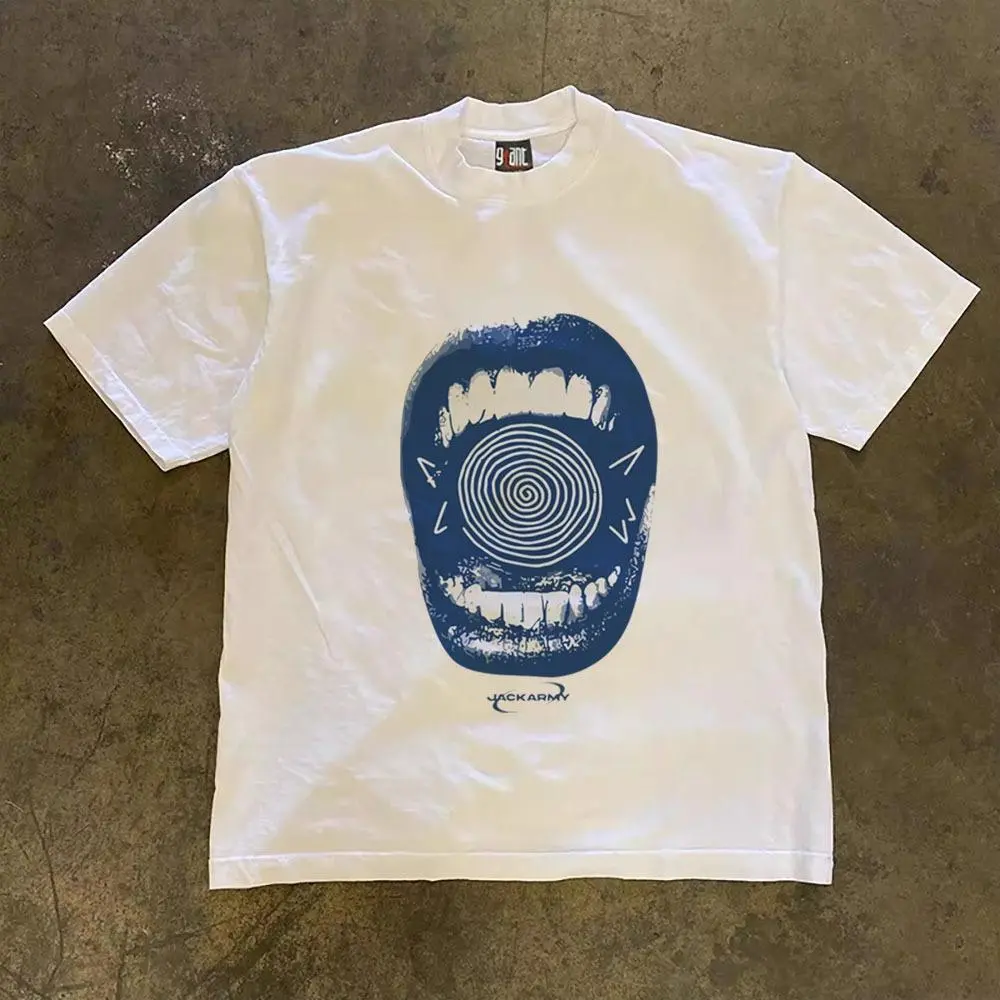 American Graphic T-Shirt TalkTooMuch | Vintage Streetwear Unisex Tee | 100% Cotton Short Sleeve Top for Men & Women | Trendy Casual Fashion Shirt | SKU qmxtrplazv