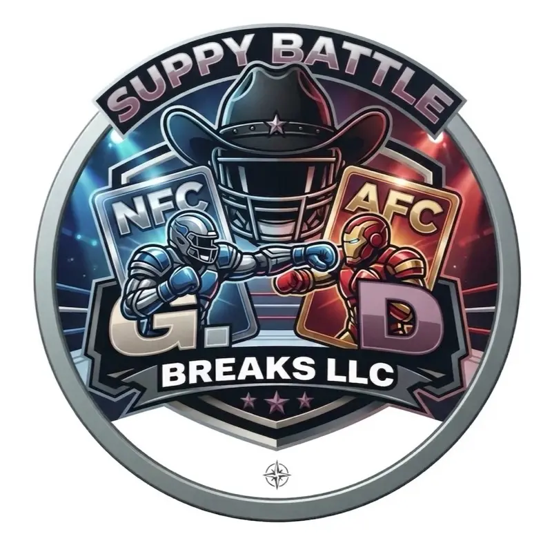 PYD Supply NFC-AFC Battle Helmet Break Collectible Sports Cards - Battle Theme, Pick Your Division, Guaranteed Cards Only