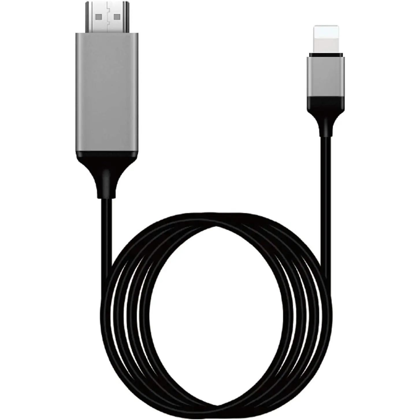 Apple MFi Certified Lightning to HDMI Adapter for Phone to TV,Compatible with iPhone,iPad, Sync Screen Connector Directly Connect on HDTV/Monitor/Projector NO Need Power Supply