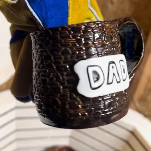 Hand built ceramic mug