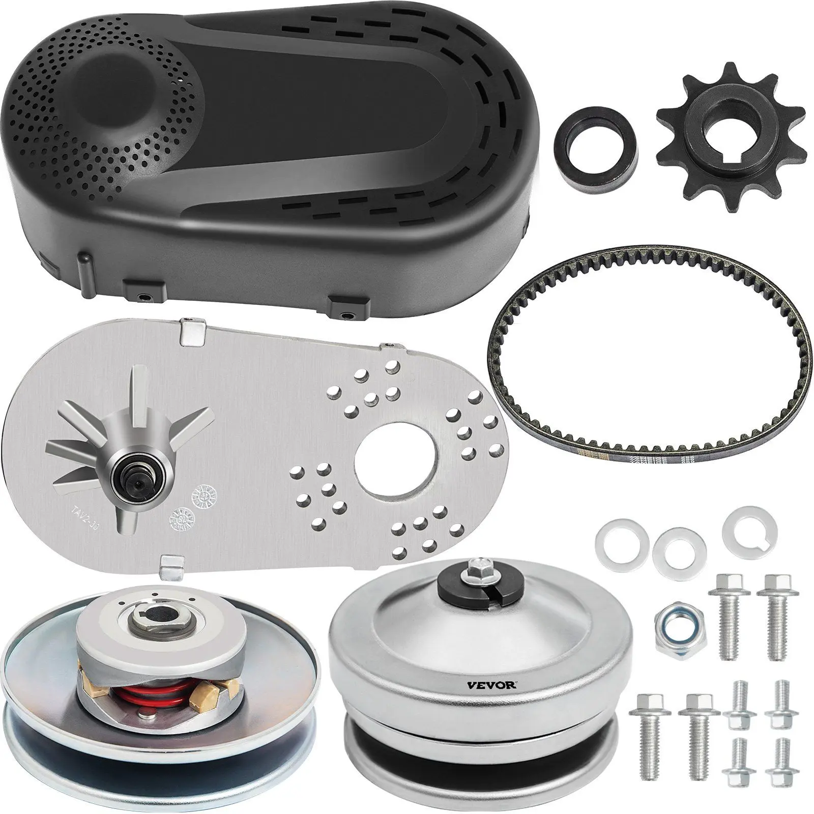 Go Kart Torque Converter Kit CVT Clutch 3/4" Replaces Comet TAV2 30-75 218353A Manco 10T # 40/41 (Comes with 1 Sprocket - 1x 10 Tooth 40/41)