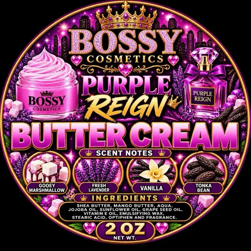 BUTTER CREAM/ BODY BUTTER TRAVEL PACKS THICK FLUFFY AND LUXURIOUS
