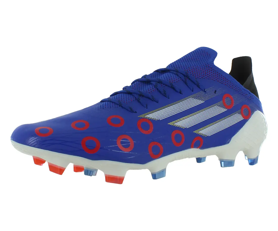 Adidas X Speedflow.1 Unisex Soccer Cleats for Firm Ground (FG), Professional 11/11 Edition with Multi-Color Graphic